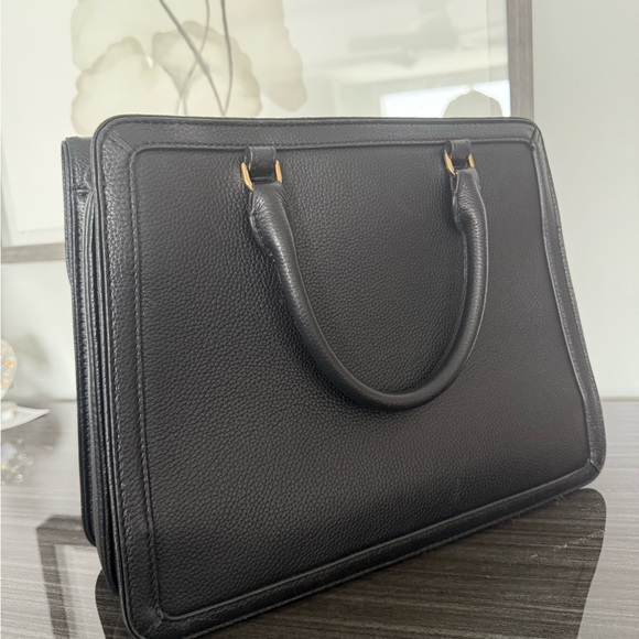 Tory Burch Black Leather Bag - Picture 4 of 8